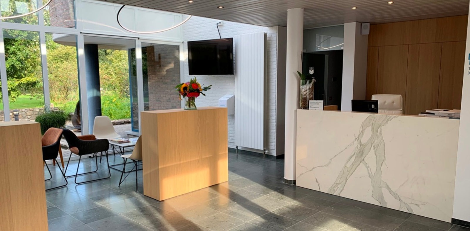 Het onthaal van Radiologie Buggenhout